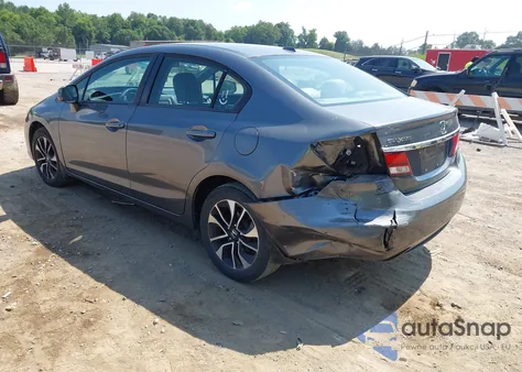 2013 Honda Civic Ex из США, поврежденный, VIN 19XFB2F8XDE013137